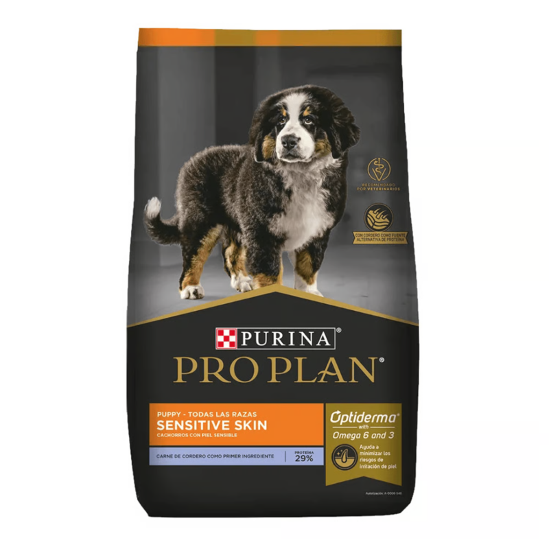 Proplan cachorro cordero piel sensible x 15 kg