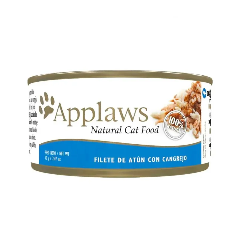 Applaws Filete de atún con cangrego 70 gramos