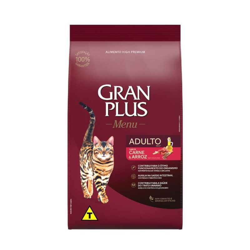 Gran Plus para gatos Adultos de Carne x 10 kg