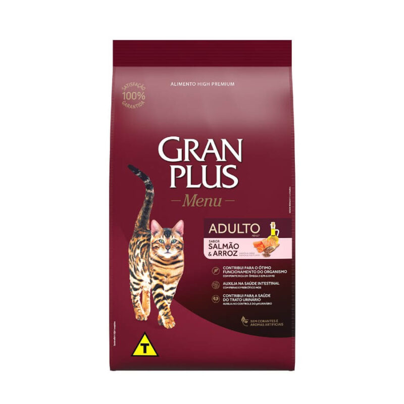 Gran Plus para gatos Adultos de Salmon x 10 kg