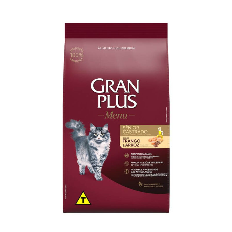 Gran Plus Senior Castrado Pollo y Arroz x 10 kg