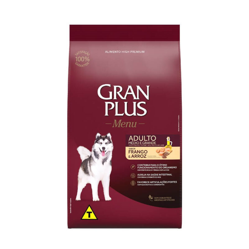 Gran Plus perro adulto Pollo y arroz x 20 kg