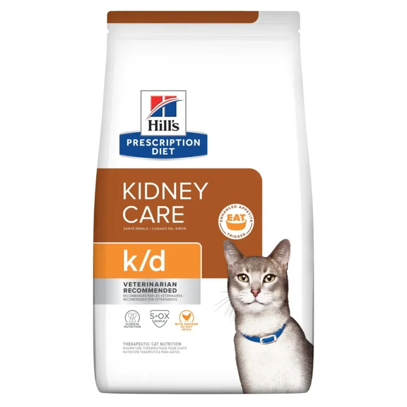 Hills PD Feline K/D Dry Kidney Care 1.8 Kg - Cuidado Del Riñón