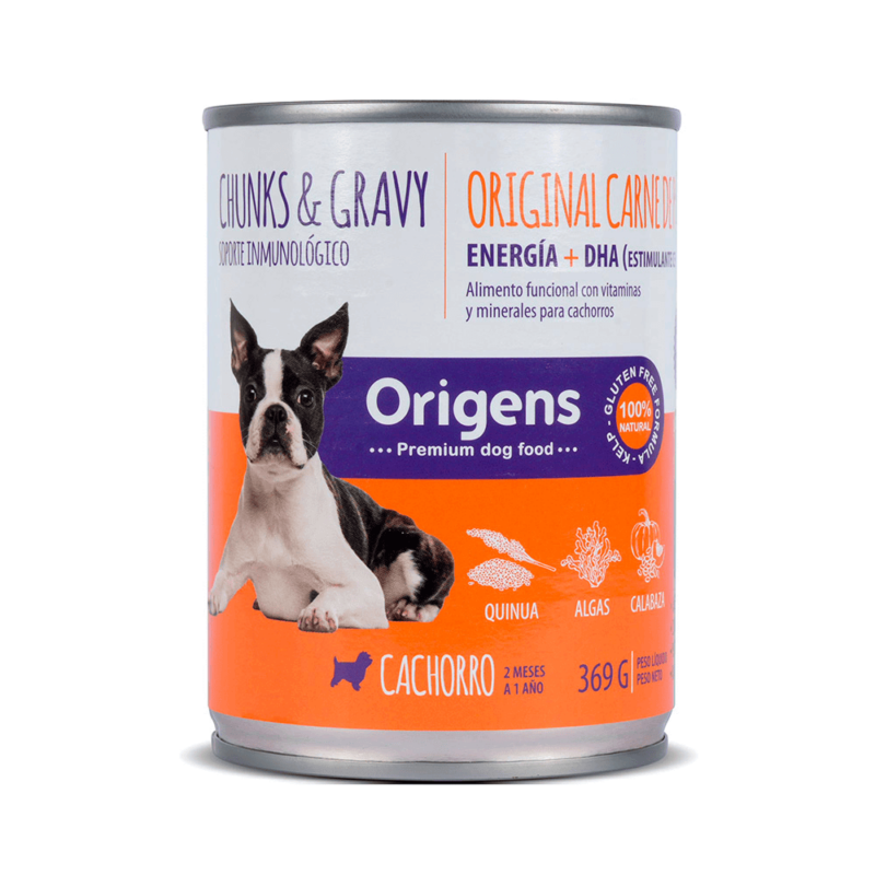 Origens original para perro cachorros sabor pollo x 369 gramos